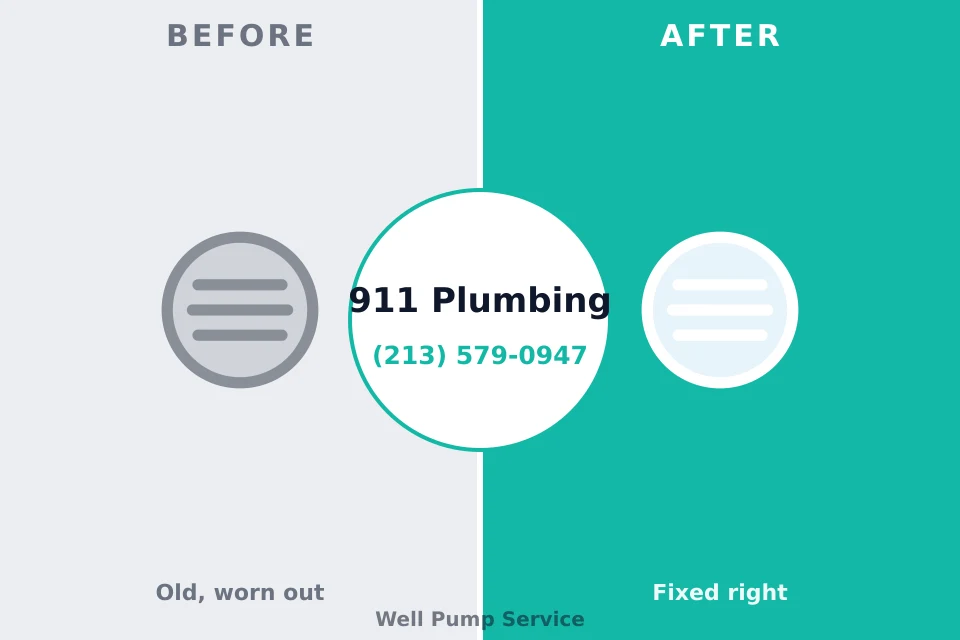 Before and after: plumbing repair Brackettville, TX